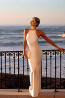 Backless Design Maxi Dress