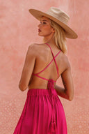 Sling Top And Wide-leg Pants and Jacket Three-piece Set