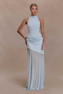 Sleeveless Top And Pleated Skirt Set