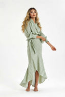 Polka Dot Shirt And Fishtail Skirt Set