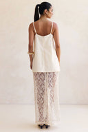 Elegant Off-Shoulder Adjustable Strap Straight-Hem A-Line Top