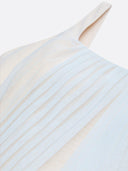 Elegant Pleated Gradient Spaghetti Strap Midi Dress