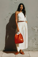 Slant Shoulder Design Dress
