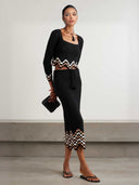 Exquisite  Crochet Scalloped Midi Skirt