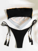 Paisley Print Headscarf Bikini Set