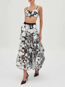 Exquisite Floral Embroidered Bralette Top