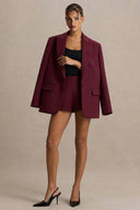 Minimalist Blazer And Shorts Set