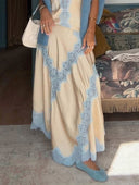 Elegant Lace Camisole Tank Top & Skirt Two-Piece Set