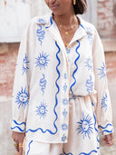 Casual Summer Printed Versatile Shirt