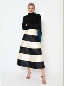 Elegant Draped Knit Pullover Sweater