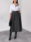 Modern Asymmetrical Layered Shirt