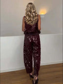 Exquisite Sequined Two-Piece Set