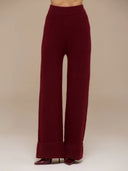 Elegant Flared-Sleeve Knit Sweater