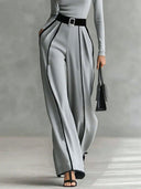 Elegant High Neck Slim Fit Long Sleeve Top