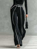 Elegant High Neck Slim Fit Long Sleeve Top
