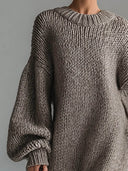 Lazy-style Loose-fitting Knit Maxi Dress