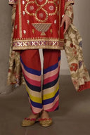 Unique Ethnic-Print Loose Mid-Length Top