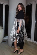 Fashion Tassel Patchwork Loose Party Top
