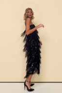 Tassel Design Sling Maxi Dress