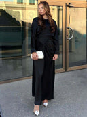 Long-Sleeved Pullover Dress Set