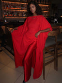 Exquisite Strapless Drawstring Two-piece Set