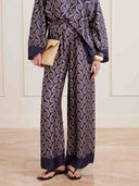 Unique Swirl Print Long-Sleeve Shirt