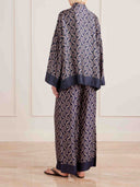 Unique Swirl Print Long-Sleeve Shirt