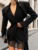 Elegant Lace-trimmed Midi Skirt