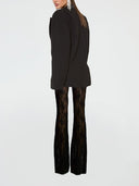 Sexy Lace See-through Flared Pants