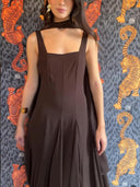 Elegant Shawl Spaghetti Strap Maxi Dress