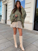 Casual Batwing Sleeve Cardigan Sweater