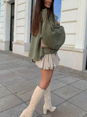 Casual Batwing Sleeve Cardigan Sweater