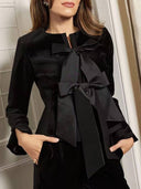 Elegant Chic High-Waist Pocketed French Flared Trousers