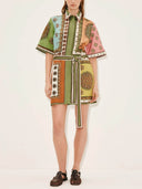 Exquisite Bohemian Print Mini Dress
