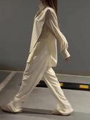 Exquisite Chiffon Patchwork Irregular Tie Shirt
