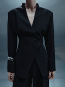 Elegant Single-Button Slim-Fit Blazer