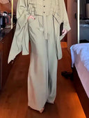 Elegant High-Waist Wide-Leg Trousers