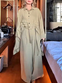 Elegant High-Waist Wide-Leg Trousers