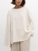 Loose Backless Pullover Sweater