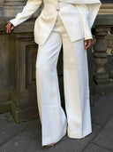 Statement Drape Exaggerated Blazer