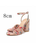 Bow High Heel Sandals