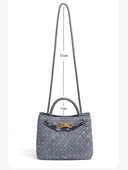 Minimalist Suede Handbag Shoulder Bag