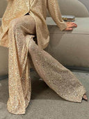 Fashionable Casual Sequined Blazer