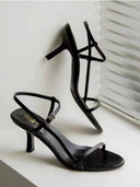 Minimalist Thin-strap High-heeled Sandals