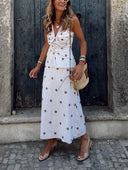 Chic Polka Dot Twist-Front Camisole Top