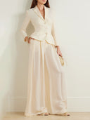 Elegant Tailored Waist Blazer