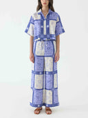 Exclusive Dreamy Galaxy Sun Print Short Shirt