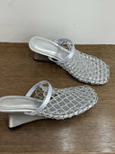 Fishnet Wedge Slippers