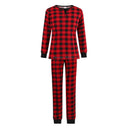 Christmas Black-Red Plaid Family Matching Pajamas Set