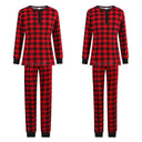 Christmas Black-Red Plaid Family Matching Pajamas Set